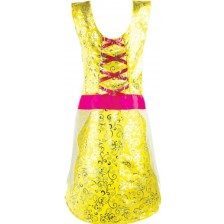 Приказна рокля Adorbs - Жълта, цикламена