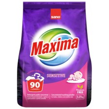 Прах за пране Sano - Maxima сензитив, Концентрат, 90 пранета, 3.25 kg