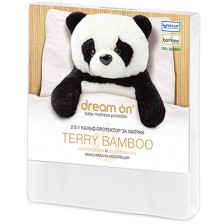Протектор за матрак Dream On - Terry Bamboo, 60 х 120 cm