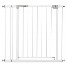 Предпазна преграда за врата Hauck - Open N Stop KD, 9 cm, бяла -1