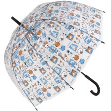 Прозрачен чадър Gabol Friends - 81 cm