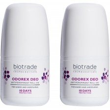 Biotrade Комплет против изпотяване - Рол-он Odorex Deo, 2 х 40 ml -1