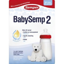 Преходно мляко Semper BabySemp 2, 800 g -1