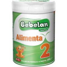 Бебелан Алимента 2, преходно мляко 6-12м, 400г