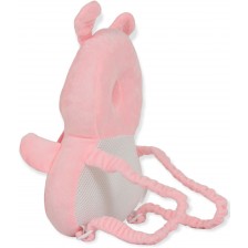 Предпазна възглавница за прохождащи бебета Moni - Rabbit, розова -1