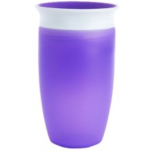 Преходна чаша Munchkin - Miracle 360° Sippy Cup, 285 ml, лилава -1