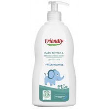 Препарат за ръчно измиване Friendly Organic - За бебешки съдове, 500 ml -1