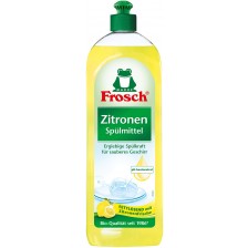 Препарат за миене на съдове Frosch - Жълт лимон, 750 ml -1