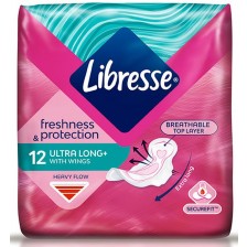 Превръзки с крилца Libresse - Ultra Long, 12  броя
