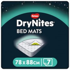 Протектори за легло Huggies Drynites - 78 х 88 cm, 7 броя