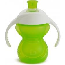 Преходна чаша с дръжки Munchkin - Click Lock, 237 ml, зелена