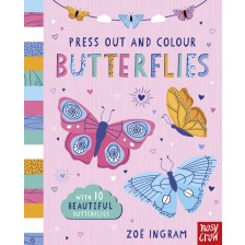 Press Out and Colour: Butterflies -1
