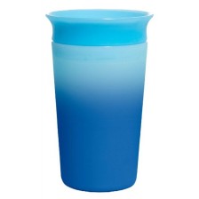 Преходна чаша Munchkin - Miracle 360° Colour Change, 255 ml, синя -1