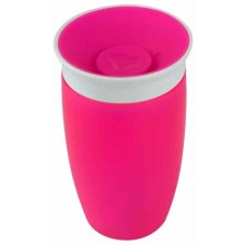 Преходна чаша Munchkin - Miracle 360°, 296 ml, Pink