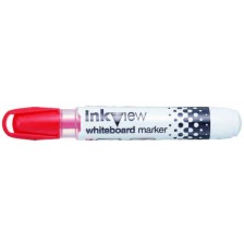 Маркер за бяла дъска Uniball Inkview на водна основа – Червен -1