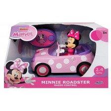 Радиоуправляема кола Jada Toys Disney - Мини Маус, с фигурка -1