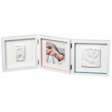 Рамка с 2 отпечатъка и снимка Baby Art - My Baby Style Essentials -1