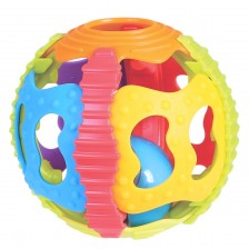 Разноцветна топка дрънкалка Playgro - Shake Rattle and Roll Ball