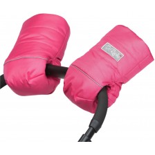 Универсални ръкавици за количка с вълна ДоРечи - Розови -1