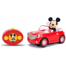 Радиоуправляема кола Jada Toys Disney - Мики Маус, с фигурка -1