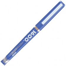 Ролер Deli - EQ416-BL, 0.5 mm, пишещ в синьо -1