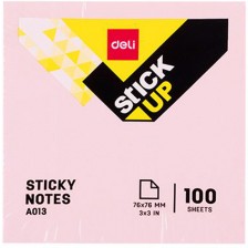 Самозалепващи листчета Deli Stick Up - EA01303, пастел, розови