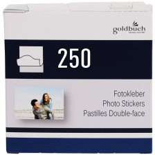 Самозалепващи лепенки за снимки Goldbuch - 250 броя, 7 x 7 cm -1