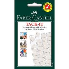 Самозалепваща гума Faber-Castell - Track-It, 50 g