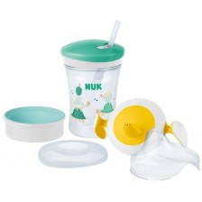 Сет чаши Nuk - Evolution Cups, All-in-one, неутрален