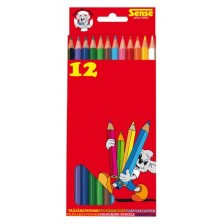 Цветни моливи Sense – 12 броя -1