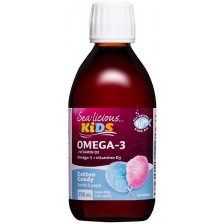 Sea-liciuous Omega-3 + Vitamin D3, 250 ml, Natural Factors