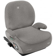 Седалка за кола KikkaBoo - i-Boost, i-Size, IsoFix, 125-150 cm, Light Grey