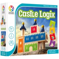 Детска логическа игра Smart Games Preschool Wood - Логически замък -1
