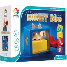 Детска логическа игра Smart Games Preschool Wood - Зайчето Буу -1