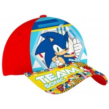 Шапка с козирка Disney - Sonic, 4+, 53 cm