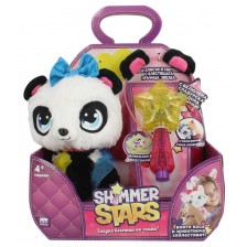 Плюшена играчка Shimmer Stars - Панда Пикси, с аксесоари -1