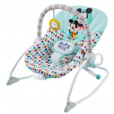 Шезлонг с музика и вибрации Bright Starts Disney Baby - Mickey Mouse, Original Bestie