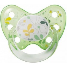 Baby Nova Залъгалка Dentistar - Art Силикон - ринг р-р 1, зелена -1