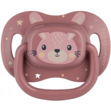 Силиконова симетрична залъгалка Canpol babies - Cute Animals, 0-6 м, розова