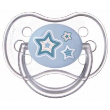 Силиконова залъгалка Canpol - Newborn Baby, 6-18 месеца, Звездa -1