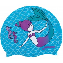 Силиконова шапка за плуване Finis - Русалка, лилава