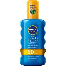 Nivea Sun Слънцезащитен спрей Protect & Dry, SPF50, 200 ml -1