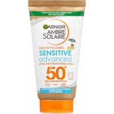 Слънцезащитен крем SPF 50 Garnier Ambre Solaire - Baby in the shade, 50 ml -1