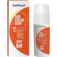 InoPharm Слънцезащитен крем за лице, SPF 50, 30 ml