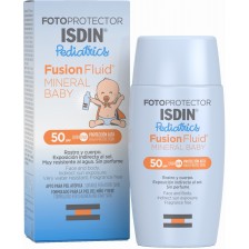 Isdin Pediatrics Слънцезащитен флуид Fotoprotector Mineral Baby, SPF 50, 50 ml