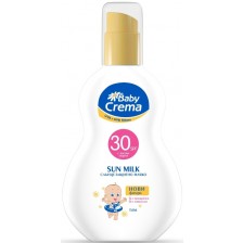 Слънцезащитно спрей мляко Baby Crema - SPF 30, 150 ml -1