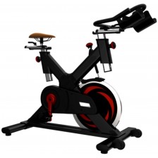 Спининг колело Active Gym - Premium Line, черно/червено -1