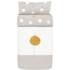 Спален комплект чаршафи 3 в 1 Baby Clic – Dreamer Grey, 60 х 120 cm -1