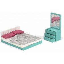 Комплект мини мебели Lori Dolls - Спалня за кукли