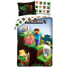 Спален комплект Uwear - Minecraft, Steve and Alex, and Mobs -1